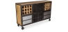 Buy Wine Cabinet with Wheels - Industrial Design - Davo Steel 58585 - in the EU