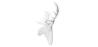 Buy Wall Decoration - White Moose Head - Ika White 55734 - in the EU