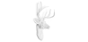 Buy Wall Decoration - White Deer Head - Ika White 55737 - in the EU