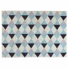 Buy Rhombus Design Rug - Wool - Wolla Blue 58284 - in the EU