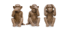 Buy Decorative Design Figures - Monkeys - Sensa Brown 58449 - in the EU