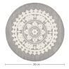 Buy Round Design Rug - Wool - Ruma Light grey 58289 - prices