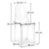 Buy X4 Dining chair Victoire Design Transparent Grey transparent 16459 - in the EU