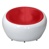 Buy Pada Ball Chair Armchair - Faux Leather Black 13195 - in the EU