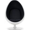 Buy Armchair Ele Chair - White exterior - Faux Leather Black 13193 - in the EU