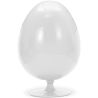 Buy Armchair Ele Chair - White exterior - Faux Leather Black 13193 in the Europe