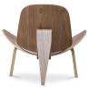 Buy Design Armchair - Scandinavian Armchair - Upholstered in Leather - Luna White 16776 with a guarantee