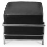 Buy SQUAR Footrest (Ottoman) - Premium Leather Black 55761 - in the EU