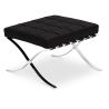 Buy City Armchair with Matching Ottoman - Faux Leather Black 13183 - in the EU