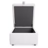 Buy Fabric puf with storage - Otto White 58769 home delivery