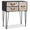 Buy Metal Sideboard - Industrial Design - 3 Drawers - Carson Natural wood 58863 - prices