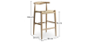 Buy Rope Design Bar Stool Boho Bali - 75cm - Wood Natural wood 99958406 with a guarantee