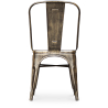 Buy Dining chair Bistrot Metalix Industrial Square Metal - New Edition Metallic bronze 32871 - in the EU