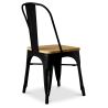 Buy Bistrot Metalix Chair Square Wooden - Metal White 32897 in the Europe