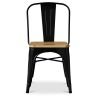Buy Bistrot Metalix Chair Square Wooden - Metal White 32897 - in the EU