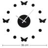 Buy 4 Butterflies Wall Clock Unique 54920 - in the EU