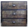 Buy Wooden TV Stand - Retro Industrial Design - Sihu Natural wood 54020 at MyFaktory