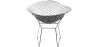 Buy Dining Chair Bertold Diam in Chrome Steel  Black 16443 with a guarantee