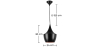 Buy Fat Shade Pendant Lamp - Aluminium Black 22726 - in the EU
