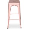Buy Bistrot Metalix Stool - Matte Metal - 76cm Lavander 58994 - prices