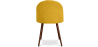Buy Dining Chair - Upholstered in Fabric - Scandinavian Style -Bennett Yellow 58982 - in the EU