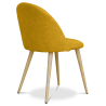 Buy Dining Chair - Upholstered in Fabric - Scandinavian Style -Bennett Yellow 58982 with a guarantee