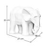 Buy Decorative Elephant Figure - Matte White - Fanto White 59009 in the Europe