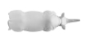 Buy Decorative Figure Rhino - Matte White - Rhynom White 59161 at MyFaktory