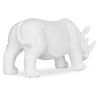 Buy Decorative Figure Rhino - Matte White - Rhynom White 59161 in the Europe