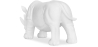 Buy Decorative Figure Rhino - Matte White - Rhynom White 59161 with a guarantee