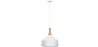 Buy White metal and wood ceiling lamp - Vidar White 59164 - prices