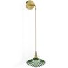 Buy Gold metal and glass wall lamp - Sven Green 59165 - prices