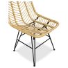 Buy Synthetic wicker dining chair - Valery Natural wood 59254 home delivery