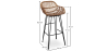 Buy Synthetic wicker bar stool - Magony Dark Brown 59256 - prices