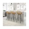 Buy Synthetic wicker bar stool - Magony Dark Brown 59256 - in the EU
