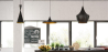 Buy X3 Pendant lamps - Beat Shade Style Black 59258 in the Europe