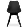 Buy Premium Brielle Scandinavian Design chair with cushion Black 59277 - in the EU