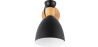 Buy Jors Scandinavian style wall lamp - Metal and wood Black 59294 at MyFaktory