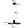 Buy Brander nordic pendant lamp - Metal Black 59292 - prices