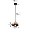 Buy Eigil Scandinavian pendant lamp - Wood and metal White 59309 home delivery