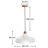 Buy Enar hanging lamp - Metal Grey 59310 in the Europe