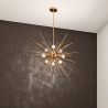 Buy Lydia 9 bulbs hanging lamp  - Metal Gold 59328 home delivery