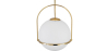 Buy Anette pendant lamp - Metal and crystal Gold 59329 at MyFaktory