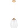 Buy Alessia pendant lamp - Crystal and metal Transparent 59342 - in the EU