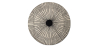 Buy Round Design Rug - Wool - Liris Beige / Black 21716 - in the EU