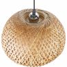 Buy Bali twisted Design Boho Bali ceiling lamp - Bamboo Natural wood 59354 with a guarantee