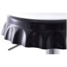Buy Swivel Chromed Metal Bottle Cap Bar Stool - Height Adjustable White 49737 in the Europe