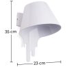 Buy Liquid Wall Lamp Red 30806 with a guarantee