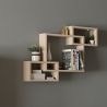 Buy Wooden Wall Shelf - Box Design - Dagoa Natural wood 59645 home delivery