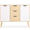 Buy Wooden Sideboard - Scandinavian Design - 3 drawers - Regir Natural wood 59652 - in the EU
